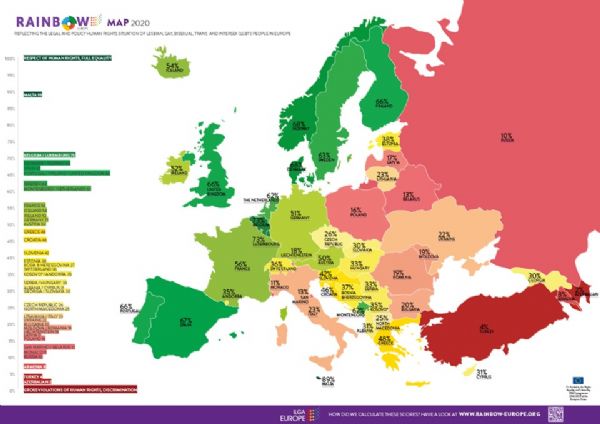 Haber | Trkiye LGBT haklarnda Avrupada yine sondan ikinci!