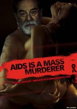 Haber | Saddam`l, Hitler`li ve Stalin`li aids reklamlar ortal kartrd